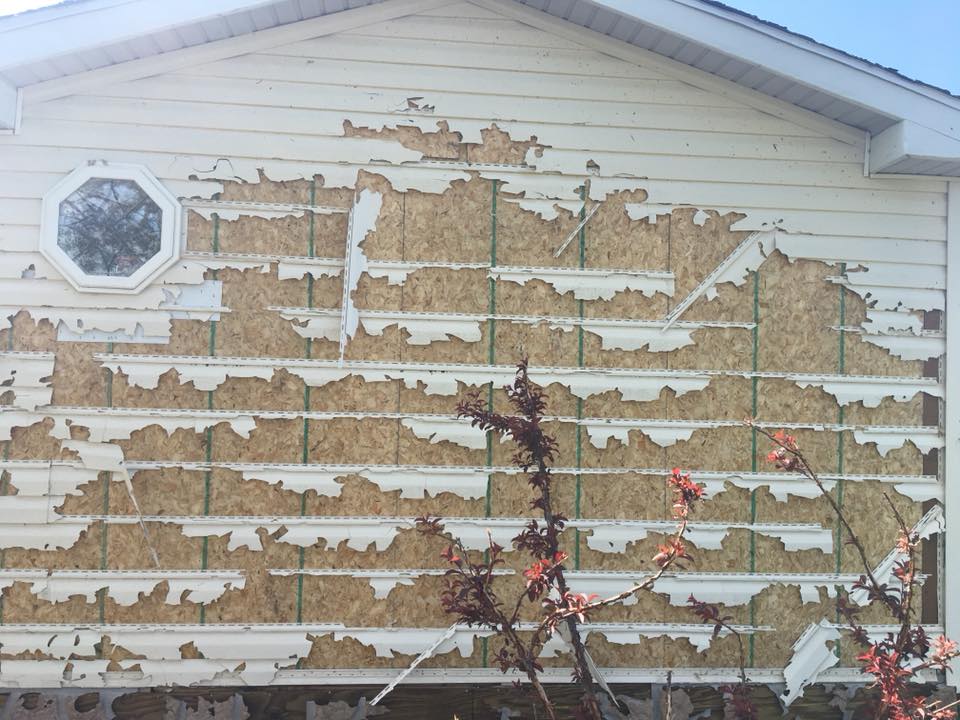 Storm Damage siding